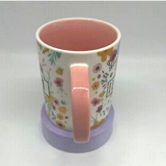 Oyiyo Gift For Mom White Pink Floral Multicolored I Love You Mom Mug NIB - Picture 7 of 8